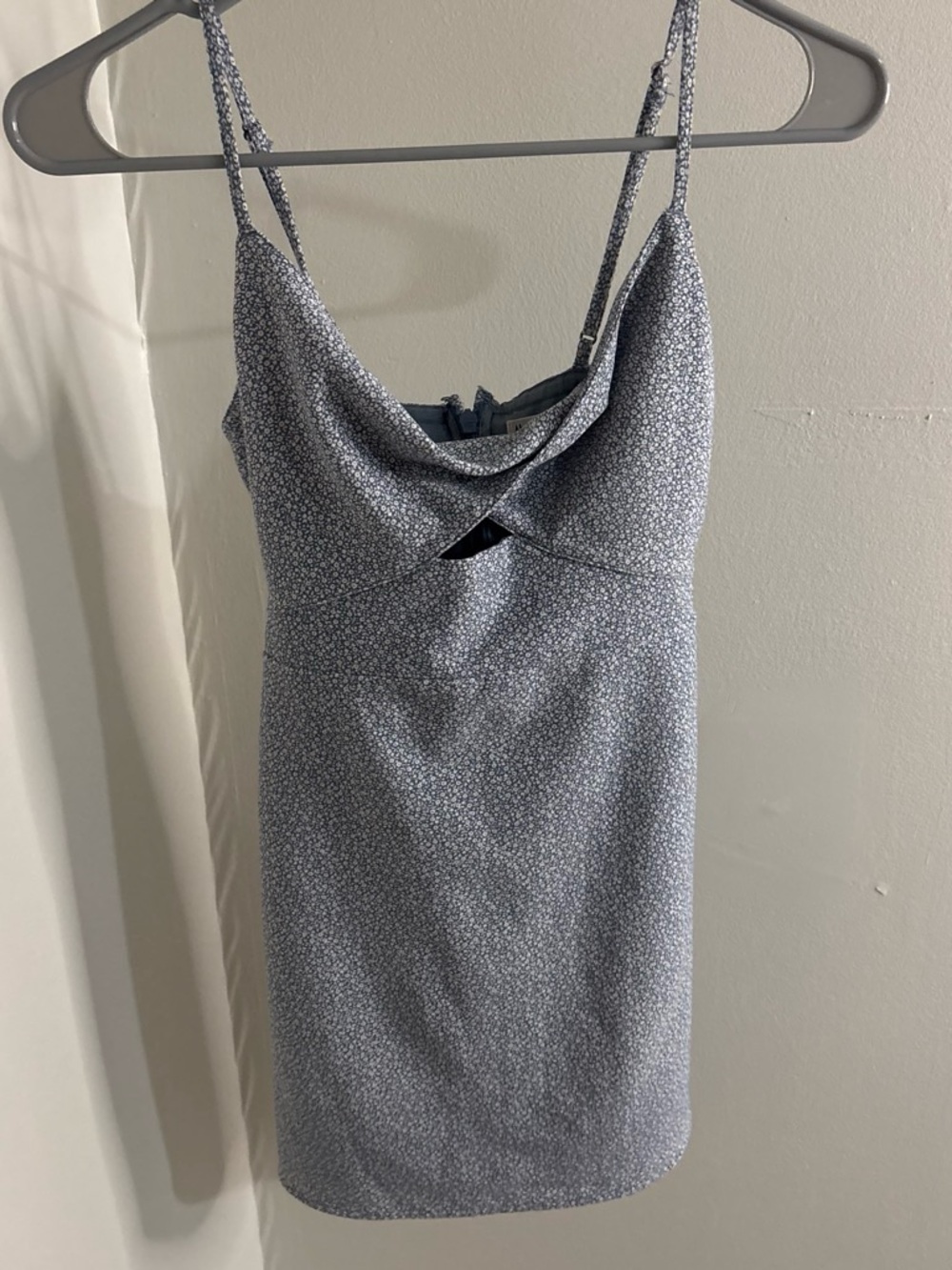 Abercrombie & Fitch Light Blue Floral Slip Dress
